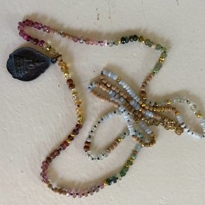 Gemstone necklace